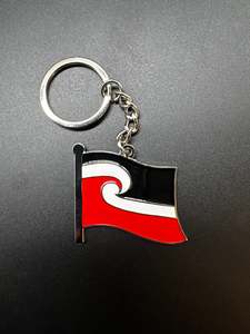 Cards And Packaging: Tino Rangatiratanga Flag Keyring