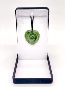 Koru Heart Pounamu Necklace