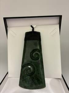 XL Toki Koru Pounamu Necklace