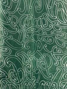 Scarf - Green Koru