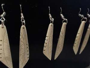 Whalebone Earrings
