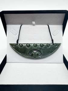 Koru Breatplate Pounamu Necklace