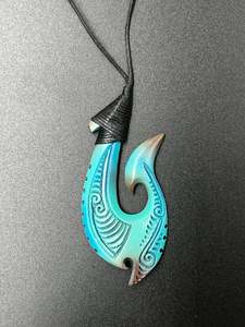 Bone Necklace Sale 1: Hei Matau Bone Necklace 65mm x 30mm