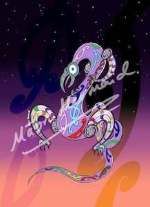 Prints: Rainbow Manaia