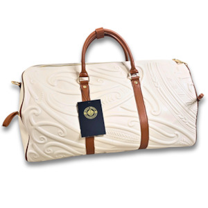 Best Sellers: Luxury Travel bag - Crème & Brown