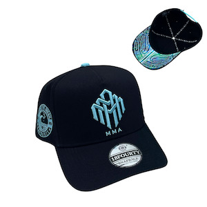 Clothing Range: PAUA (BLACK) MMA SNAPBACK