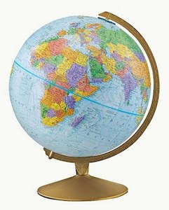 Products: Adams Globe – 30cm – MapCo NZ – Maori, Pacific Island and New Zealand Maps