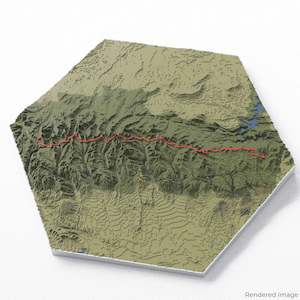 Uinta Highline Trail 3D Map