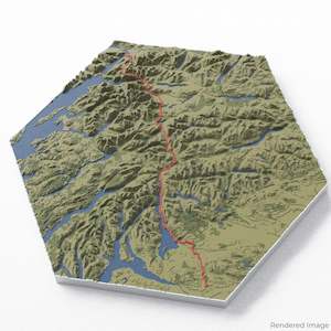 West Highland Way 3D Map