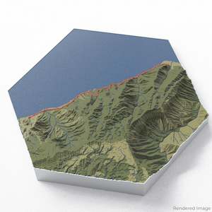 Kalalau Trail 3D Map