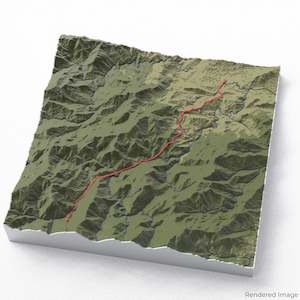 Lost City Trek 3D Map