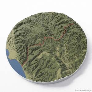 All: Skyline to the Sea Trail 3D Map
