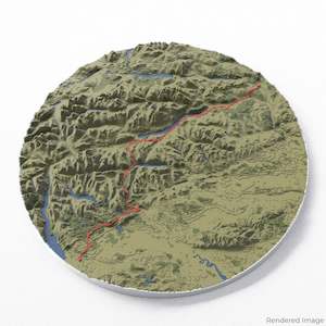 All: Rob Roy Way 3D Map