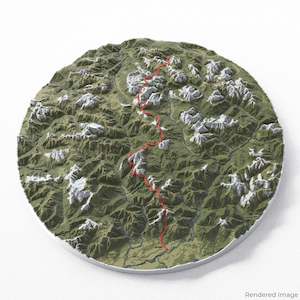 Alta Via 1 3D Map