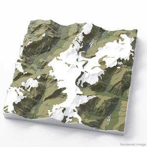 Mount Aspiring / Tititea 3D Map