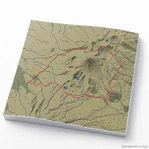 Tongariro Northern Circuit 3D Map