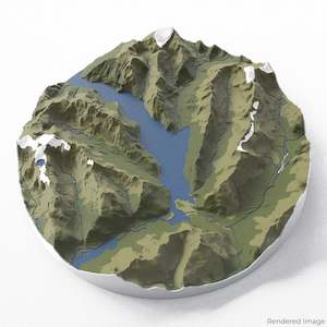 New Zealand: Milford Sound 3D Map
