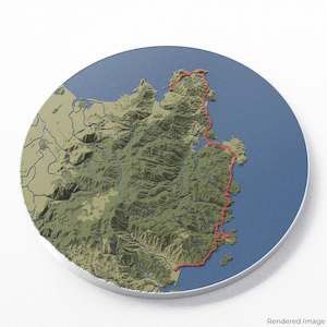 Abel Tasman Coast Track 3D Map