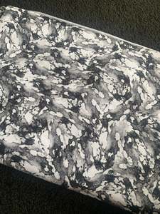 Watercolour Black - Cotton Lycra