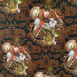 Steampunk Ladies - French Terry