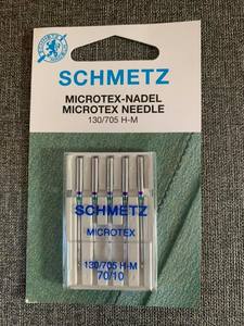 Other: Schmetz Microtex Needle 70/10