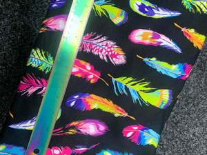 Bamboo French Terry: Feathers - Bamboo French Terry