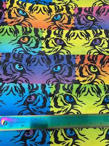 Faux Leather: Tiger Eyes - Faux Leather