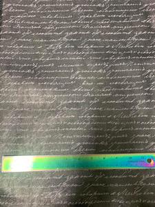 Faux Leather: Handwriting Dark - Faux Leather