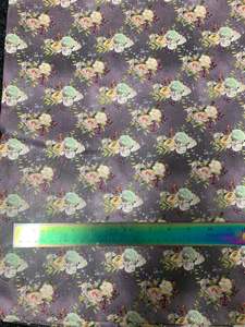 Retro Floral - Faux Leather