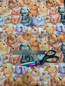 Faux Leather: Bunnies - Faux Leather