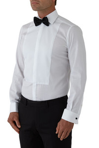 Products: Joe Black Royale Occasion Bib Shirt White Margaret Wray Bridal Designer Wedding Dresses & Couture - Otago, NZ
