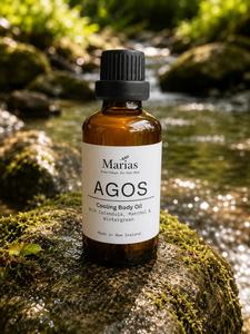Oils: Agos - Calendula Cooling Massage Oil with Grass-fed Tallow