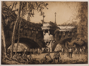 Frank BrangwynThe Pont Neuf, Paris, No. 11916SOLD – Mariette Prints