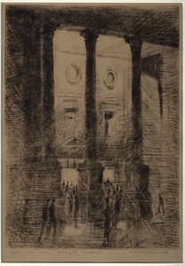 Products: Thomas Arthur (T. A.) McCormackNight Wellington Town Hall1930sSOLD – Mariette Prints