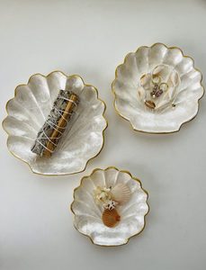 Scallop Shell Dish - Marigold and Amber