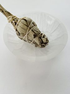 Smudge Bowl, Selenite - Marigold and Amber