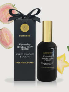 Surmanti Hand & Body Creme Starfruit Lychee & Guava 120ml