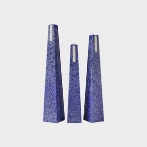 Living Light Icicle Candle Night Bloom Small (Blue)