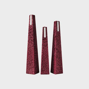 Living Light Icicle Candle Pinot Noir Medium (Dark Red)