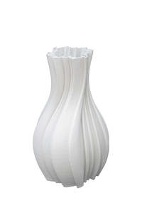 Flower Systems Louella Ceramic Vase Small - White