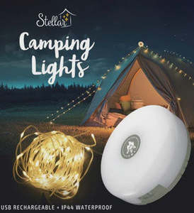Stellar Haus Camping Lights 10 meters - SOLAR