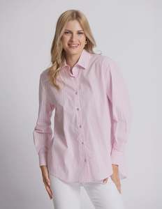Stella Gemma: Stella + Gemma Summer Shirt - Strawberry Macaron
