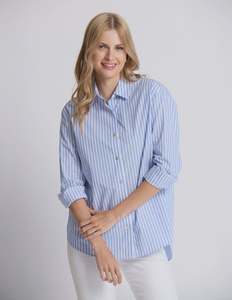 Stella + Gemma Summer Shirt - Blueberry Macaron