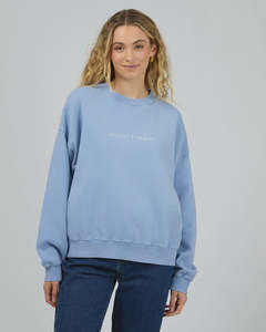 Silent Theory: Silent Theory Logo Crew - Light Blue
