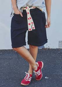 Hammill & Co Weekend Stretch Denim Short - Black