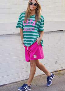 Hammill: Hammill & Co Towelling Short - Hot Pink