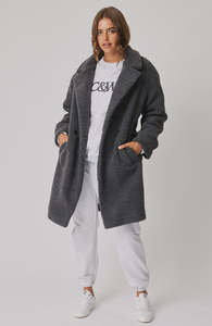 Cartel Willow: Cartel & Willow Bonnie Coat Charcoal
