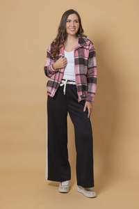 Charlo Sullivan Track Pant Embossed - Black