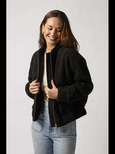 Sale: Stella + Gemma Bomber Jacket - Black