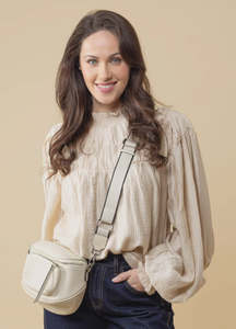 Charlo Jontee Long Sleeve Top - Beige